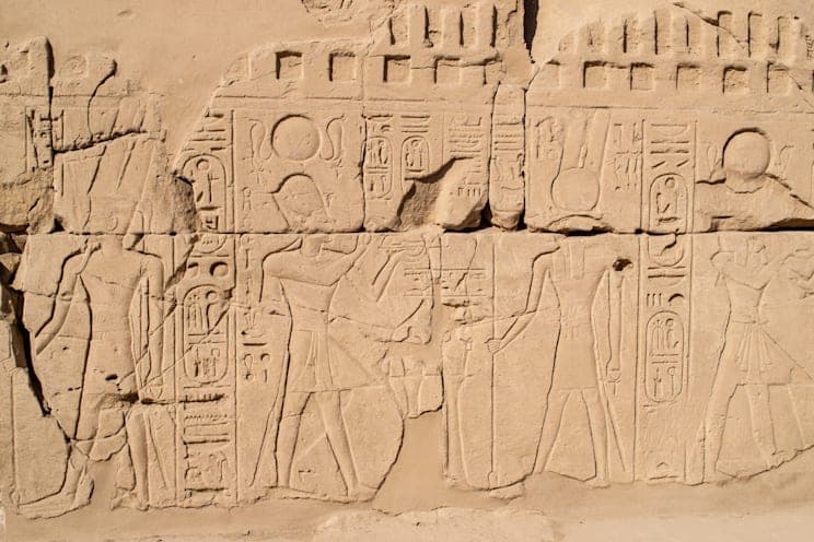 Ägyptische Kultur: Hieroglyphen