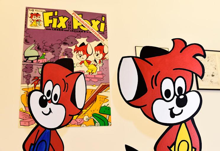 Comic-Figuren »Fix und Foxi« (von Rolf Kauka)