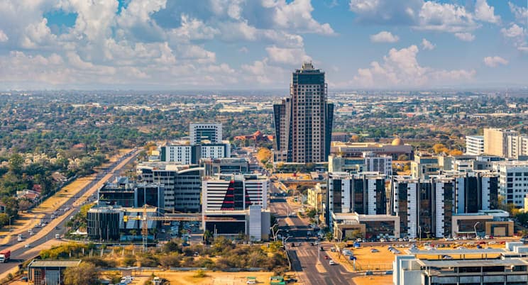 Gaborone: Regierungsgebäude