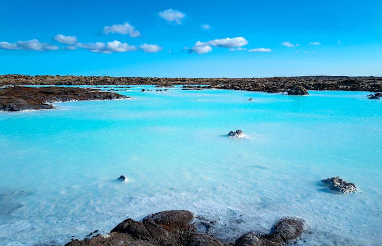 Erdwärme: Blaue Lagune in Island