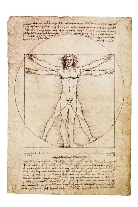 Leonardo da Vinci: »Der vitruvianische Mensch« 