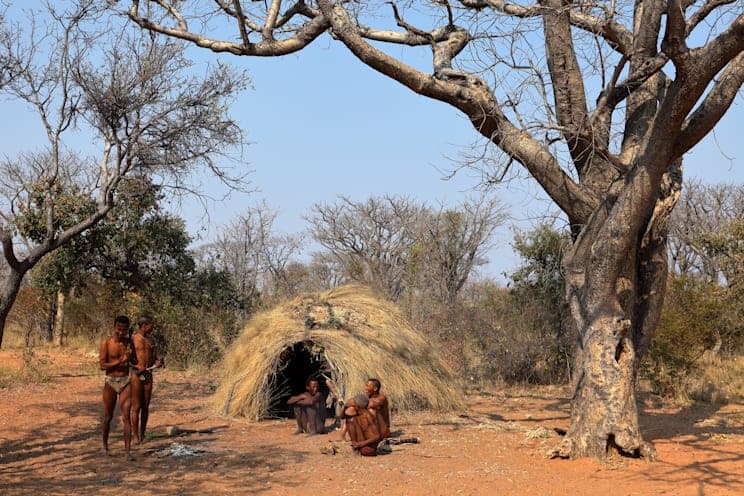 Kalahari: Gruppe von San