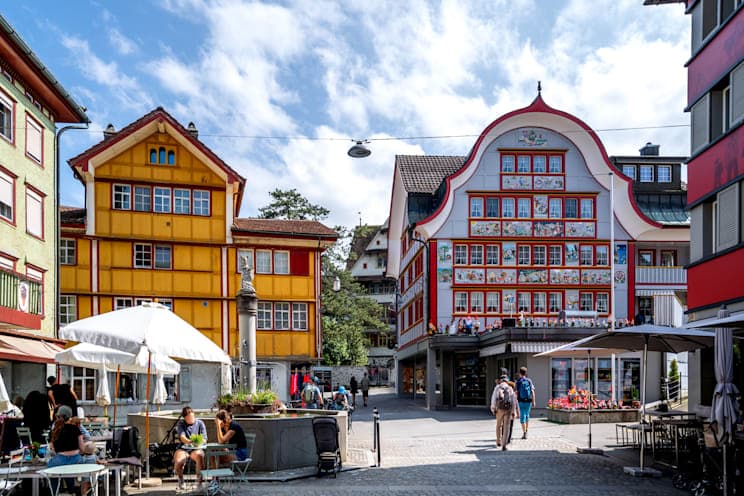 Appenzell: Ortsansicht