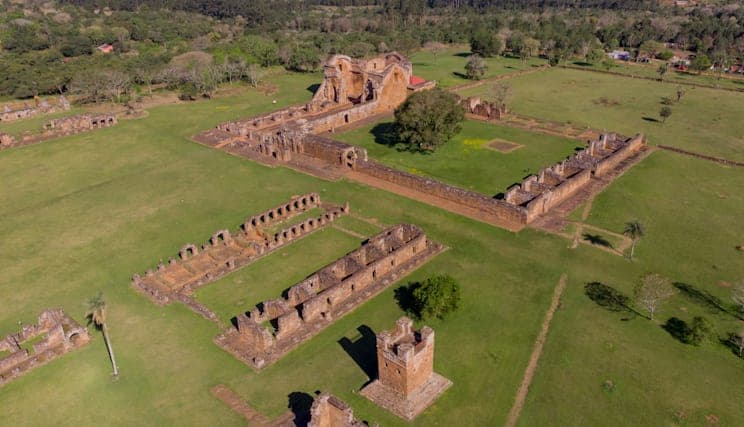Überreste der Jesuitenmission Santísima Trinidad del Paraná in Paraguay
