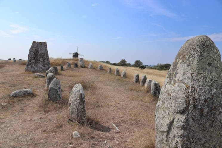Öland: Gräberfeld bei Gettlinge auf Südöland in Schweden