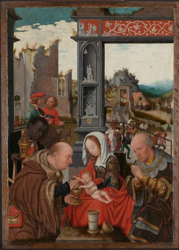 Jan Jansz Mostaert. The Adoration of the Magi, 1520-1525. 
