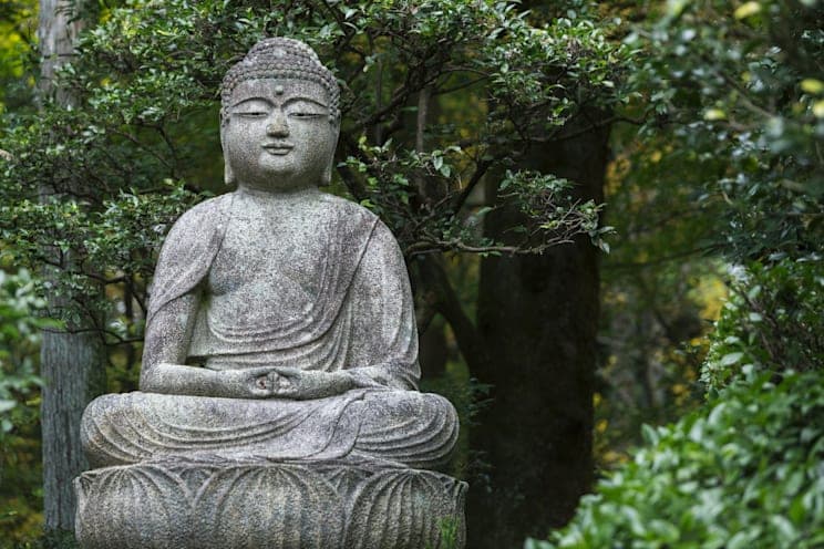 Buddha-Statue in der Kaiserstadt Kyoto in Japan