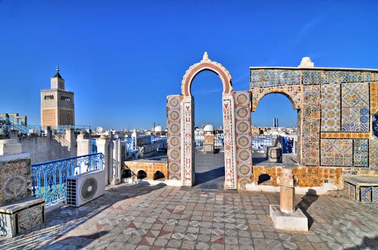 Terrasse des Palais d'Orient in Tunis