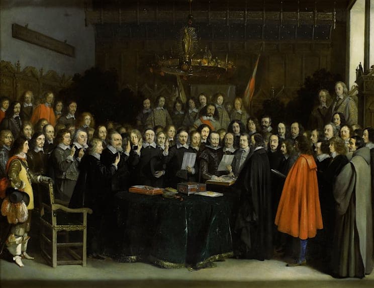 Deutsche Geschichte: Gerard Terborch, Friedensschwur in Münster